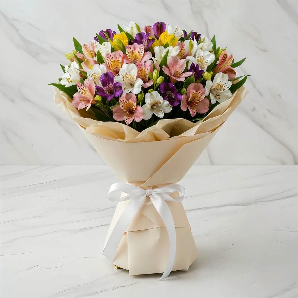 Букет цветов из: Альстромерии в Соколовом