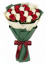 Букет Микс из красных и белых роз #REPLACE_PRED# Соколовом