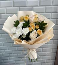 Букет цветов из:  Розы и Хризантемы в Соколовом