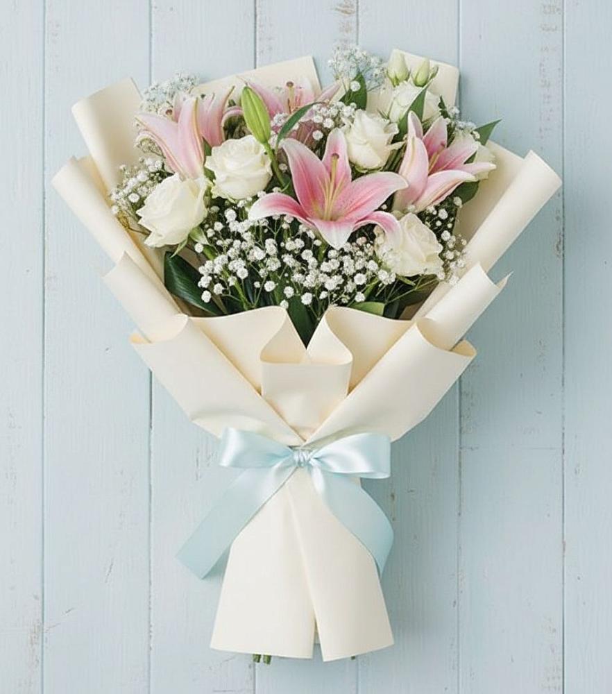 Букет цветов из: Лилии в Соколовом