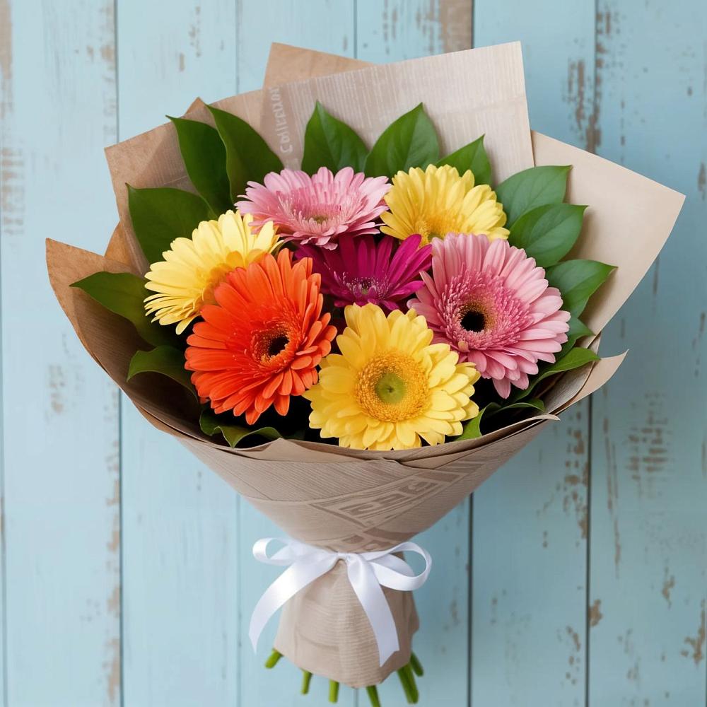 Букет цветов из: Герберы в Соколовом