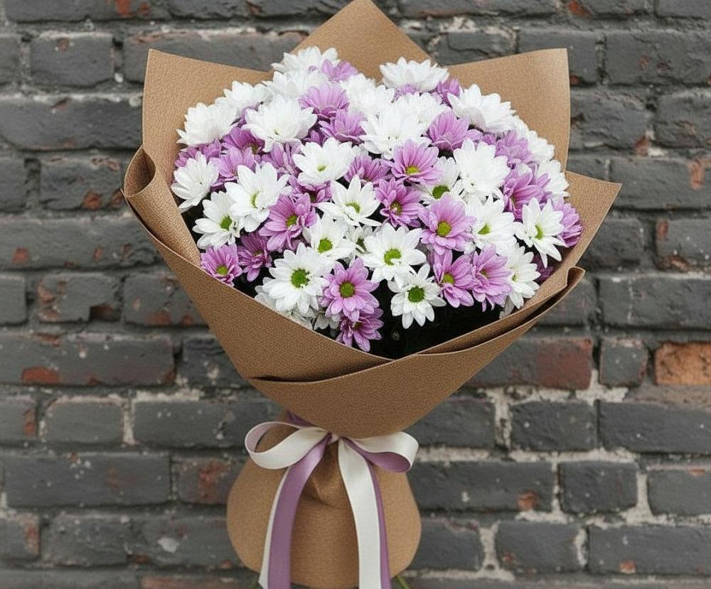 Букет цветов из: Хризантемы в Соколовом