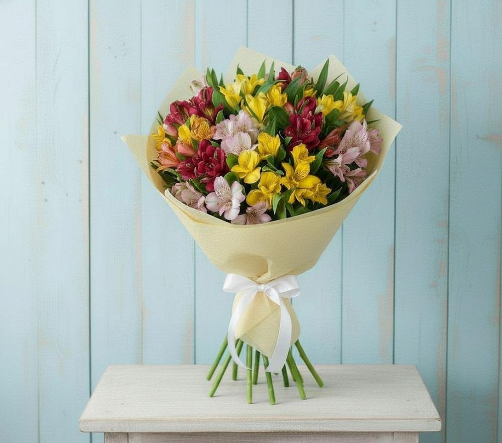 Букет цветов из: Альстромерии в Соколовом