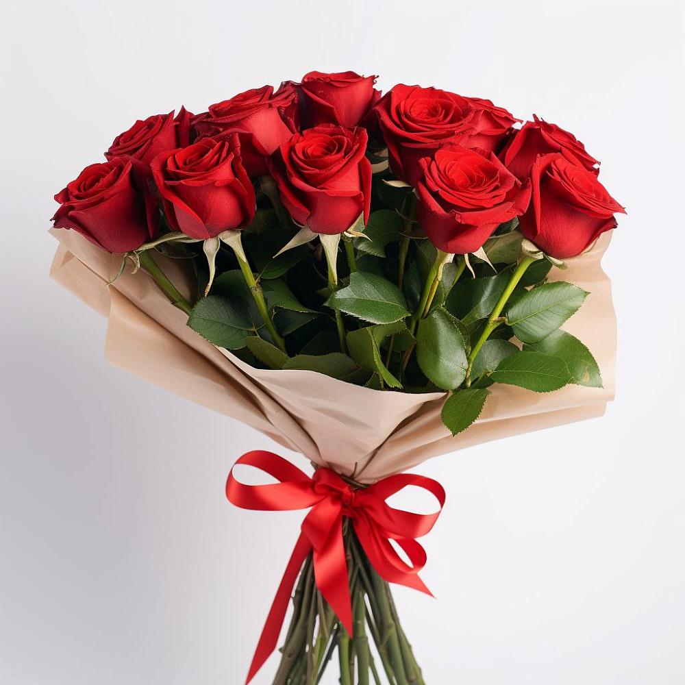 Букет 11 Красных роз Эдлесс Лав в Соколовом